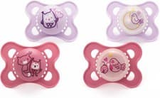 Image of MAM Original Day & Night Soothers 0-6 Months 4 Pack Includes 2x Glow in The Dark