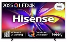 Image of Hisense 43 Inch TV Smart 4K QLED TV 43E78QTUK Ultra HD HDR Freely TV
