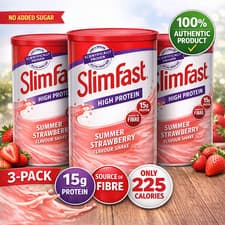 Image of SLIMFAST Strawberry Milkshake Powder 3x365G