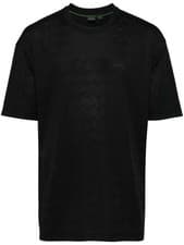 Image of Hugo Boss Men's Tee 7 NCSA Short Sleeve Crewneck T-Shirt, Charcoal