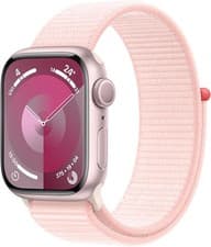 Image of Apple Watch Series 9 GPS 41mm Pink Aluminium Case & Loop MR953QA/A