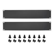 Image of 2 Set 2U Blank Panel with Screws and Nuts for 19 Inches Enclosure Server