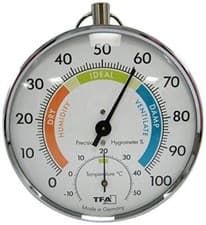 Image of TFA Dostmann Room Climate Hygrometer and Thermometer - White