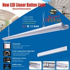 Image of 40W 1200MM Tri-Proff LED Batten Linear Tube IP67 UK Seller