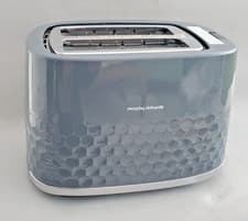 Image of Morphy Richards Hive 2 Slice Toaster 220033 Hive Stylish Bread Toaster Grey