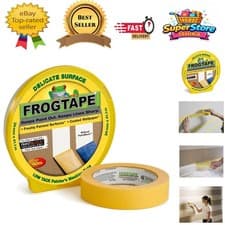 Image of Frog Tape Yellow Delicate Surface Masking Tape 24mm x 41.1m – No Paint Bleed