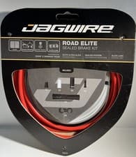 Image of Jagwire Road Elite Sealed Brake Kit Red - FAST UK POST