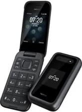 Image of Genuine Nokia 2660 Flip 4G Black Unlocked Dual Sim 4G Version Big Buttons