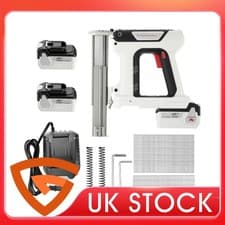 Image of STAPLER GUN 18G Narrow crown staples Brad Nailer BATTERY CHARGER up to 50 mm