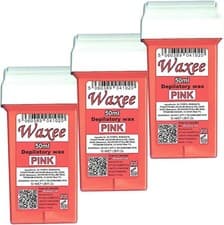 Image of Waxee Compatible for Veet EasyWax 50ml roll on Wax Replacement Roller Wax Cartr