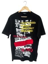 Image of Mens Dsquared2 T-Shirt Short Sleeve Crew Neck Regular Fit Jersey Graphic XL