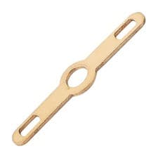 Image of Vogt Verbindungstechnik Double Soldering Tag Brass 3.2mm Pack Of 100