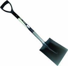 Image of Square Mouth Shovel Large Heavy Duty Steel Digging Shovel Spade