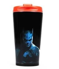 Image of OFFICIAL DC COMICS BATMAN VILLANS METAL TRAVEL MUG CUP NEW IN GIFT BOX