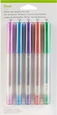 Image of Cricut Glitter Gel 5 Piece Pen Set - Brights (0.8mm) - 2004026 - Maker & Explore