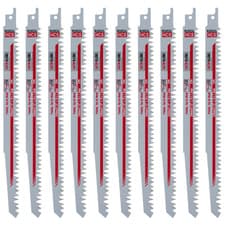 Image of 10 x Saxton 240mm Reciprocating wood Sabre Saw Blades R1021L fits Bosch,Makita