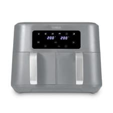 Image of Tower Vortx 8.5L Dual Basket Digital Air Fryer in Grey & Chrome T17137CGRY