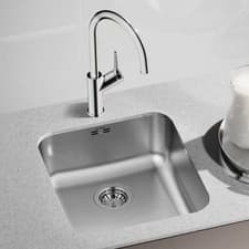 Image of Blanco Supra 450-U Single Bowl Undermount Chrome Stainless Steel Kitche BL452614