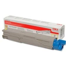 Image of Genuine Original CYAN OKI Laser Toner C3300 C3400 C3450 C3600 p/n 43459331