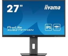 Image of iiyama ProLite Monitor 27 Inch XUB2797HSN-B2 IPS Full HD HDMI DP USB-C Dock