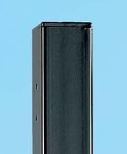 Image of Fence Panels, Railings Steel Metal Galvanised & Powder Coated Black