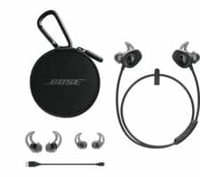 Image of Bose® SoundSport™ Sweat & Weather-Resistant Wireless In-Ear Headphones - Black