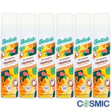 Image of 6 X Batiste Dry Shampoo Tropical Coconut Scent Instant Refresh 200ml