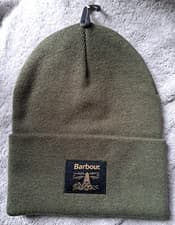 Image of Barbour - HARTON Beanie Hat. OLIVE. BNWT.