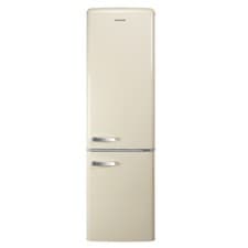 Image of electriQ 244 L 60/40 Retro Fridge Freezer Cream • Adjustable Shelves