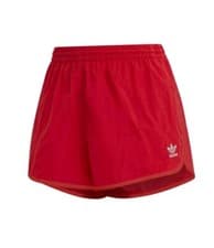 Image of Adidas Womens Running Shorts Activewear Red Size 10 S Small RRP £22