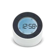 Image of Acctim Jowie Dual Digital Alarm Clock / Nightlight Crescendo Alarm Touch Sensor