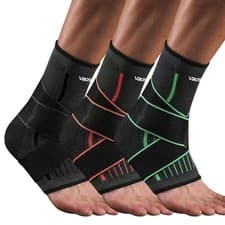 Image of Adjustable Elastic Ankle Brace Compression Sleeve Foot Support Stabilizer for Pl