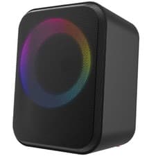 Image of Groov-e GVSP100BK Thunder Bluetooth Party Speaker with RGB Lights 20W