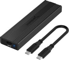 Image of Sabrent USB 3.2 Type-C Tool-Free Enclosure M.2 PCIe NVMe SATA SSDs (EC-SNVE)