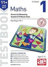 Image of 11+ Maths Year 5-7 Testbook 1: Numerical Reasoning Standard 15 Minute Tests...