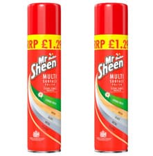 Image of Mr Sheen Multi Surface Polish Spring Fresh 250 ML x 2