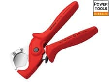 Image of Knipex 90 20 185 SB Plastic Conduit Pipe / Hose Cutter 25Mm Diameter