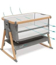 Image of Tutti Bambini CoZee® Breeze PLUS - Extra Breathable Next To Me Crib & Standalone
