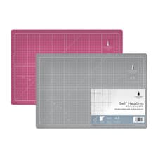 Image of Cathedral Products A3 Double-Sided Self-Healing Cutting Mat - Pink/Grey