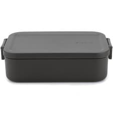 Image of Brabantia Make And Take Size Medium Lunchbox Dark Grey Light Grey Jade Green