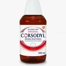 Image of 4 x CORSODYL Mouthwash (300ml) - Original Alc-Free | Mint Alc-Free | Mint