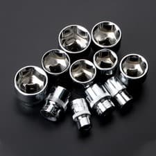 Image of Heat Treated Double End Hex Key Socket Wrench Chrome Vanadium Steel Metric