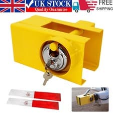 Image of Anti-Theft Security Tow Ball Universal Trailer Coupling Hitch Lock Security Lock
