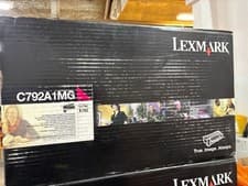 Image of Genuine C792A1MG Lexmark (Magenta) Toner Cartridge - NEW/SEALED BOX