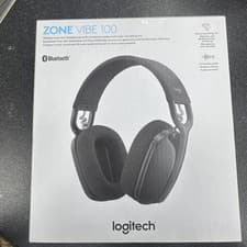 Image of Logitech Zone Vibe 100 Wireless Bluetooth Headset Graphite