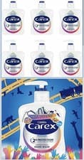 Image of carex hand wash 2hrs Protection Kills 99% Bacteria Pack Of 6x 250ml