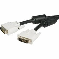 Image of Startech 5M Dvi-D Dual Link Cable Male To Male Dvi-D Digital Video Monitor Cable