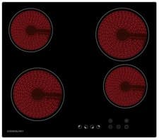 Image of Cookology Ceramic Hob 60cm Electric Built-in & Touch Controls - Black TCH601