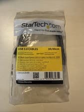 Image of StarTech 3ft Black Super Speed USB 3.0 Cable A To Micro B - M/M USB3SAUB3BK
