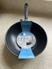 Image of Tefal Jamie Oliver 28cm Wok Induction Stainless Steel Non-Stick Dishwasher Safe